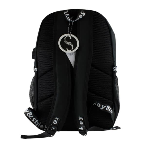Självlysande Laptop Ryggsäck med USB-port - Ghastly