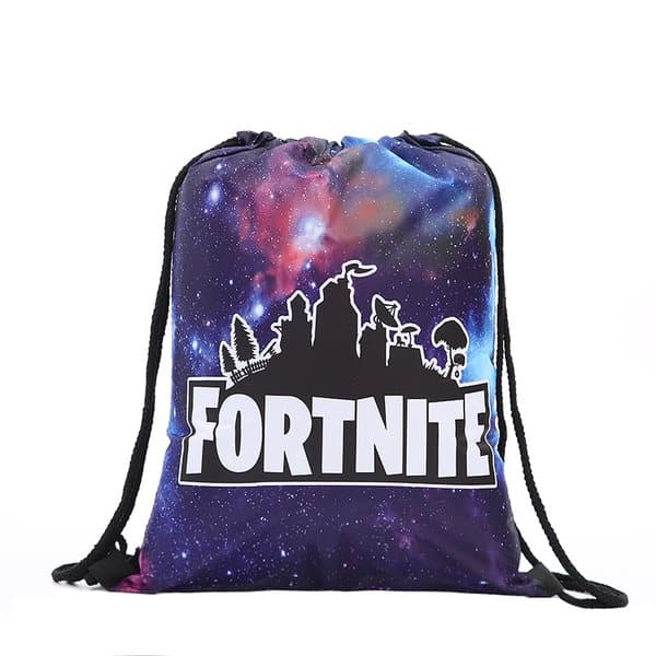 Fortnite Gympapåsar 6st Modeller -RYGGSÄCK MED DRAGSKO