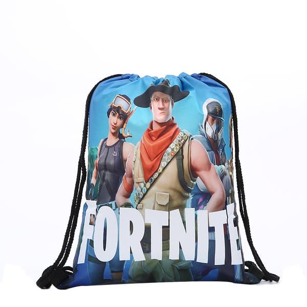 Fortnite Gympapåsar 6st Modeller -RYGGSÄCK MED DRAGSKO