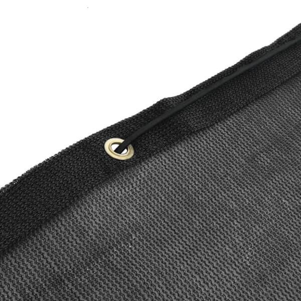 vidaXL Peräkärryn verkko HDPE 1,5x2,2 m musta