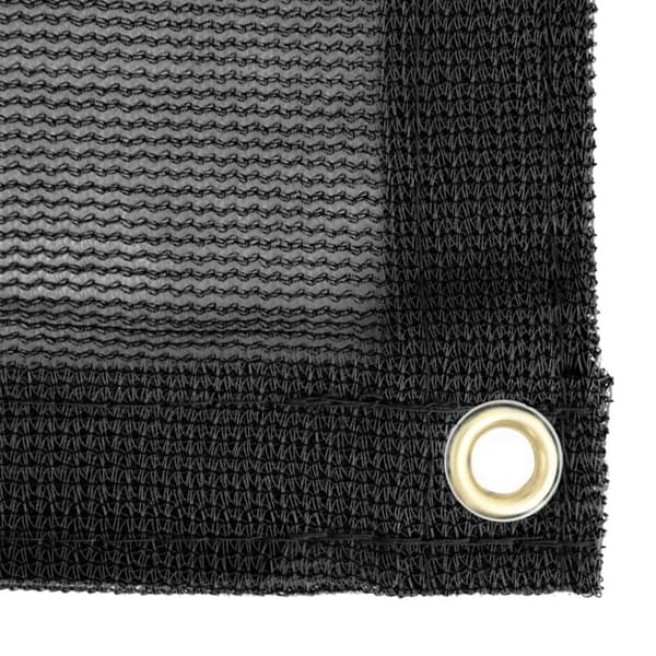 vidaXL Peräkärryn verkko HDPE 1,5x2,2 m musta