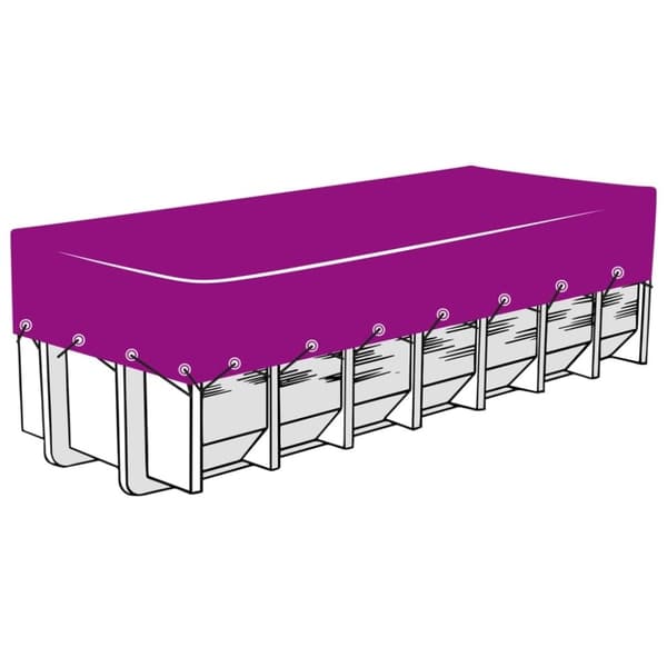 vidaXL Containernett HDPE 4x9 m svart