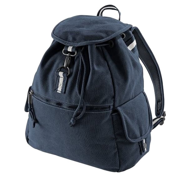 Quadra Vintage rygsæk i lærred - 18 liter Vintage Oxford Navy One Size