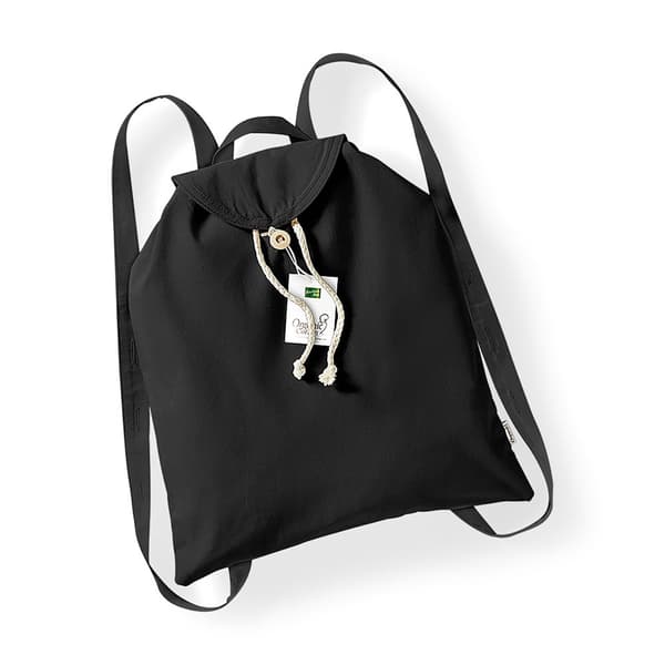 Westford Mill Organic Festival Backpack Bag (8 Litres) Black One Size