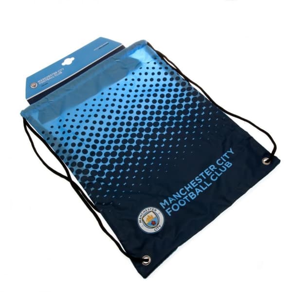 Manchester City FC Fade Design Drawstring Gym Bag