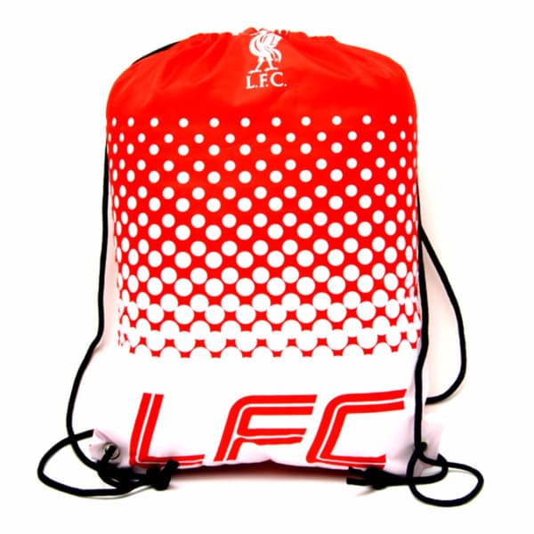 Liverpool FC Officiell fotbollsskärm Design Fade Gym Bag Red/White One Size