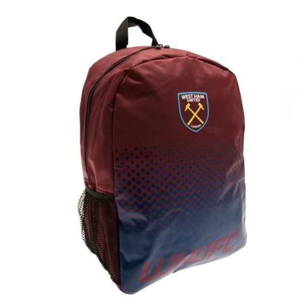 West Ham United FC Fade Design Backpack Claret/Blue One Size