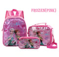 Miniatyrbillede 1 af 11: Frozen Ryggsäck Skolväska 3 Pack - 2 farver