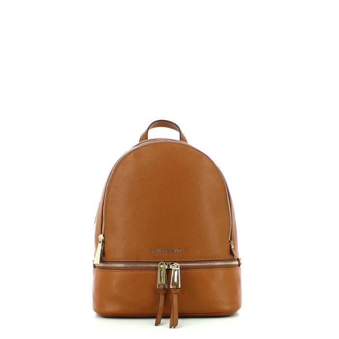 MICHAEL KORS Rhea Medium Leather Rygsæk - Rød - Kvinder
