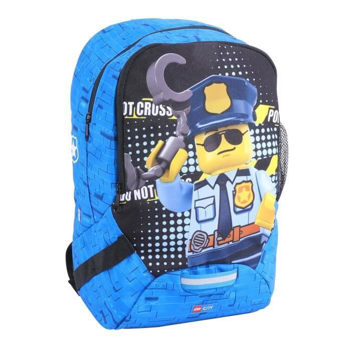 LEGO City Police Cop-rygsæk - 40 cm - 17 L - Blå - Child Boy