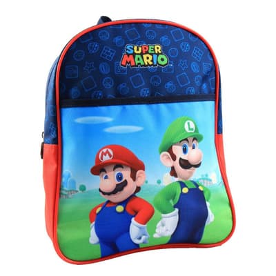 Super Mario Og Luigi Rygsæk Juniortaske 32x26x9cm