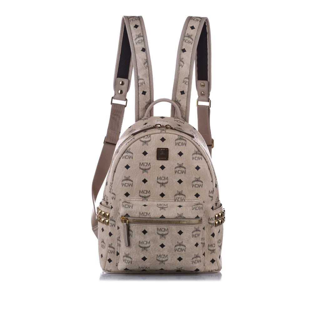 MCM Visetos Stark Backpack Brown