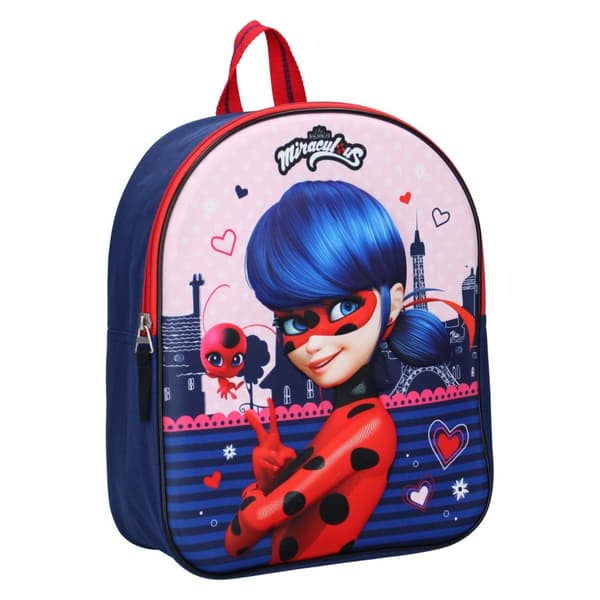 Miraculous 3D ryggsekk 31 cm ladybug veske skolesekk