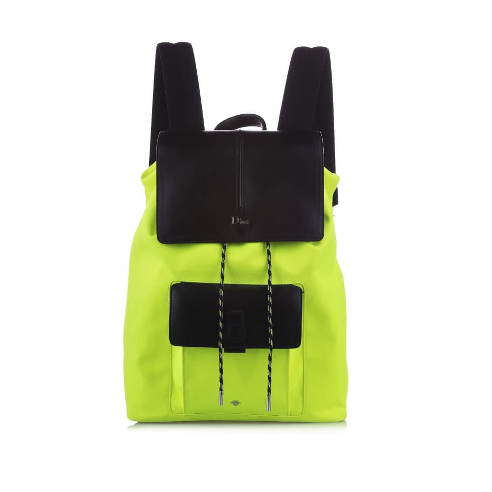 Dior Motion Nylon Backpack Yellow