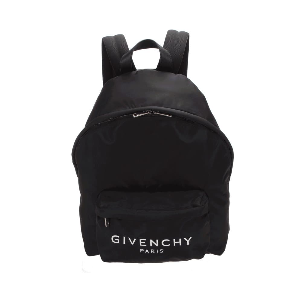Givenchy Logo Nylon Backpack Black