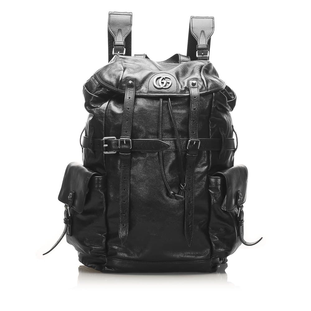 Gucci ReBelle Leather Backpack Black