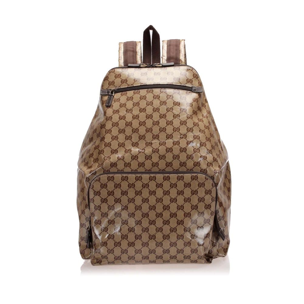 Gucci GG Crystal Backpack Brown