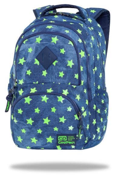 Plecak młodzieżowy - Dart - Denim Yellow Stars CoolPack