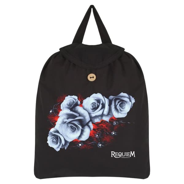 Requiem Collective Fading Beauty Backpack Black/White/Red One Size