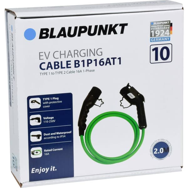Blaupunkt B1P16AT1 Elbil laddkabel 2 m