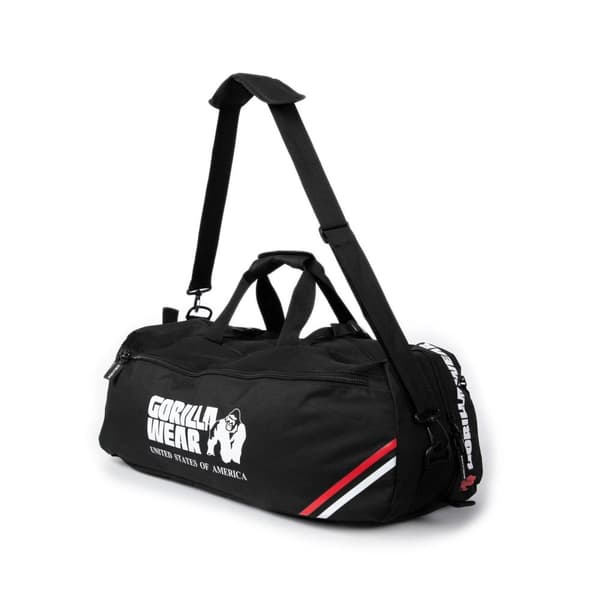 Norris Hybrid Gym Bag/Backpack, black, Gorilla Wear