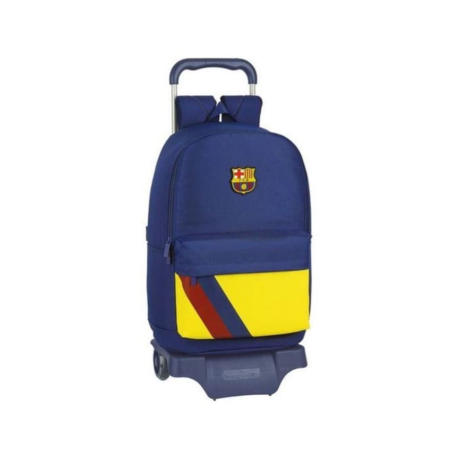 Skolväska med hjul 905 F.C. Barcelona