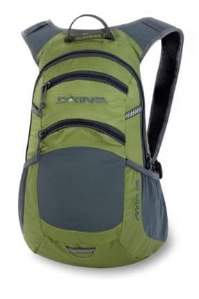 DAKINE AMP 12 L +  HYDRAPACK SHAPE SHIFT 3L, vätskeryggsäck för cykel mm Moss Moss
