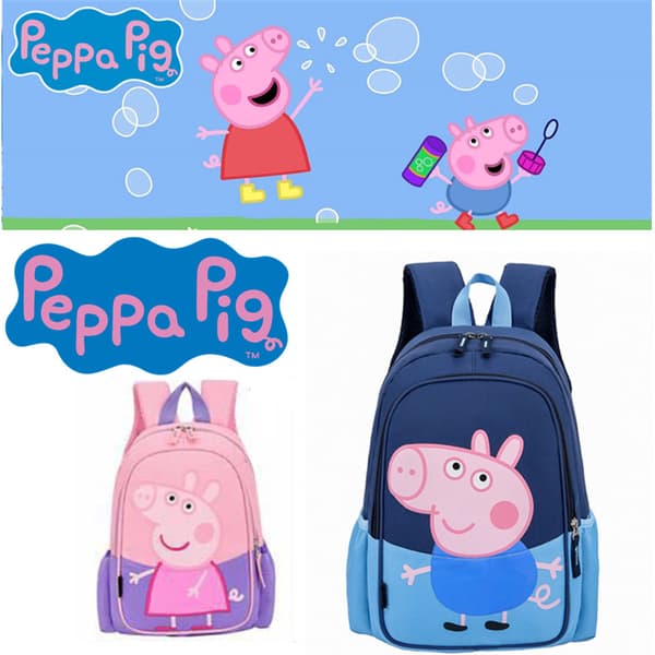 Greta Pig Peppa Pig skoletaske rygsæk 2 farver