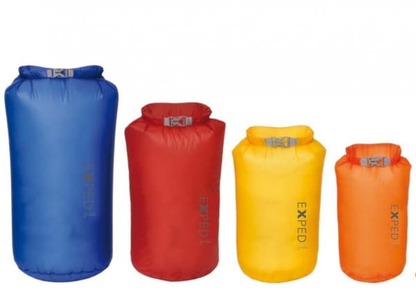 EXPED FOLD DRYBAGS UL - Välj storlek i scrollistan! blå L: 13L/ 34 g/ 42x22 cm