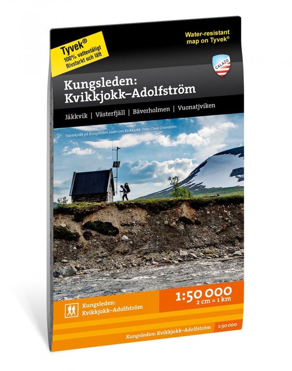 CALAZO Kungsleden: Kvikkjokk - Adolfström 1:50.000