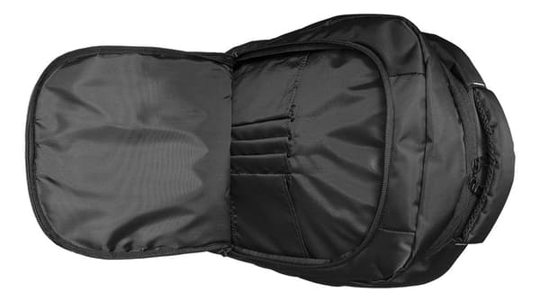 Backpack, for laptops up to 15.6", polyester, black