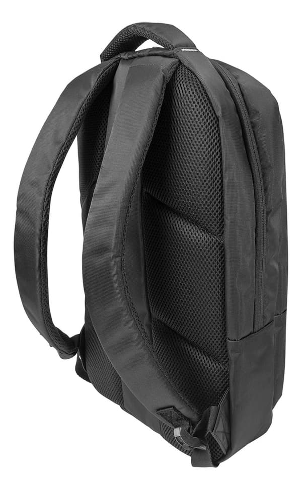 Backpack, for laptops up to 15.6", polyester, black