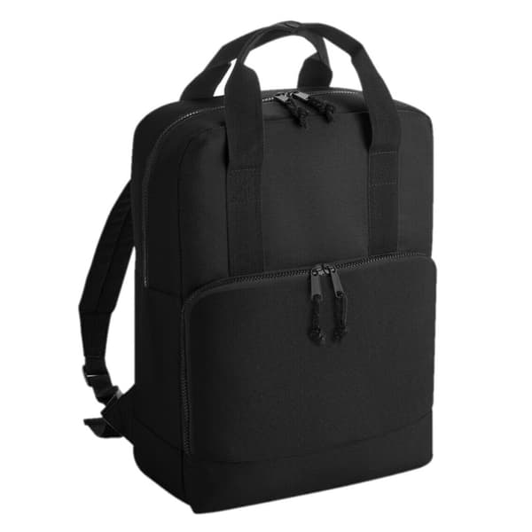 Bagbase Unisex Adult Cooler återvunnen ryggsäck för vuxna Black One Size