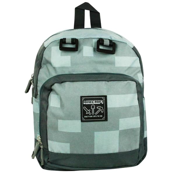 Minecraft Childrens/Kids Official Silver Mini Backpack Silver One Size