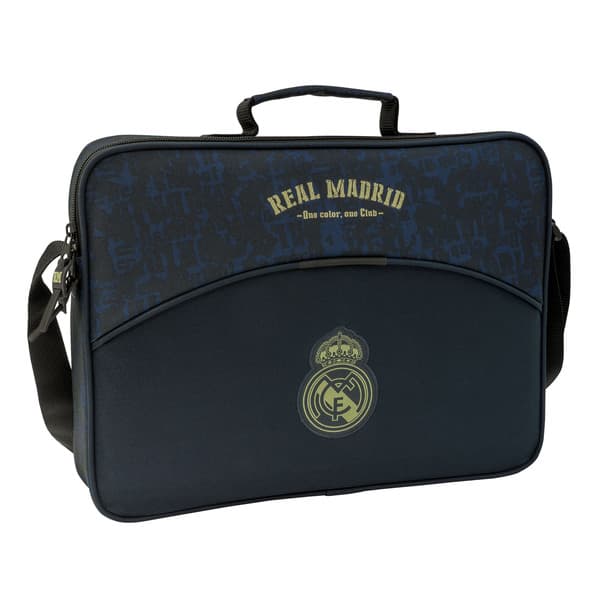 Skoleransel Real Madrid C.F. Marineblå (38 x 28 x 6 cm)