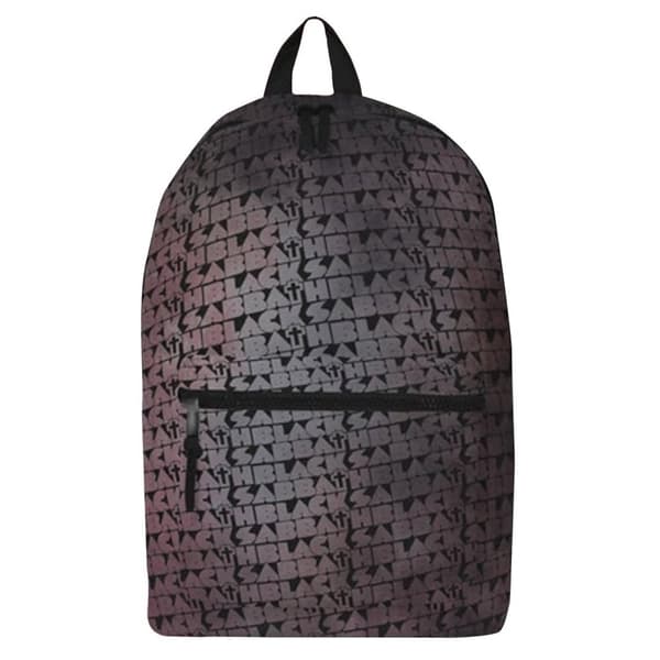 Rock Sax Distressed Cross Black Sabbath Backpack Black/Grey One Size