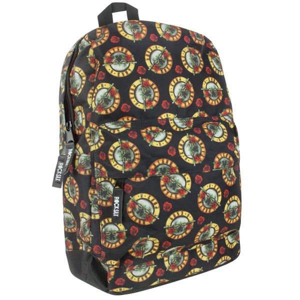 Rock Sax Guns N Roses ryggsäck med tryck överallt Black One Size