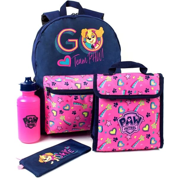 Paw Patrol Girls Backpack Set (Pack Of 4)