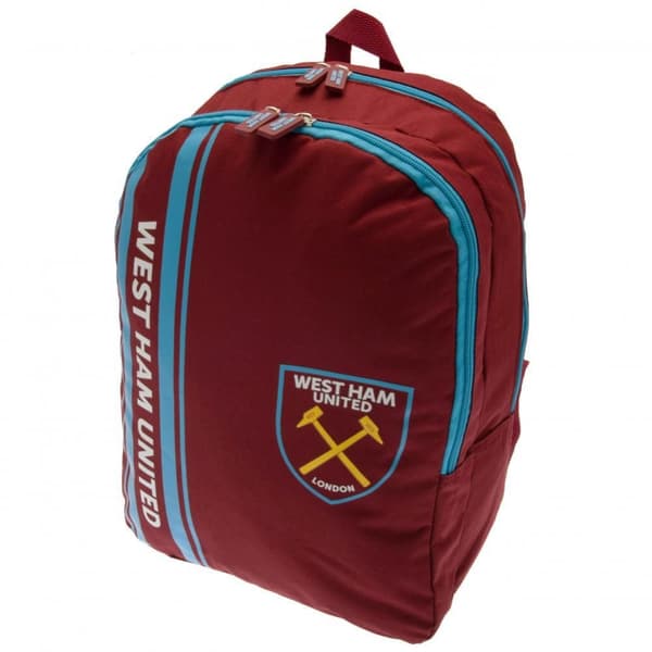 West Ham United FC Backpack Maroon/Blue/Yellow One Size