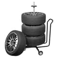 Miniatyrbillede 3 af 7: Carpoint mobilt hjulstativ med overtræk aluminium sort