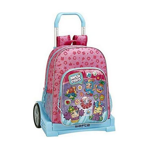 Skolväska med hjul Evolution MojiPops Multicolour