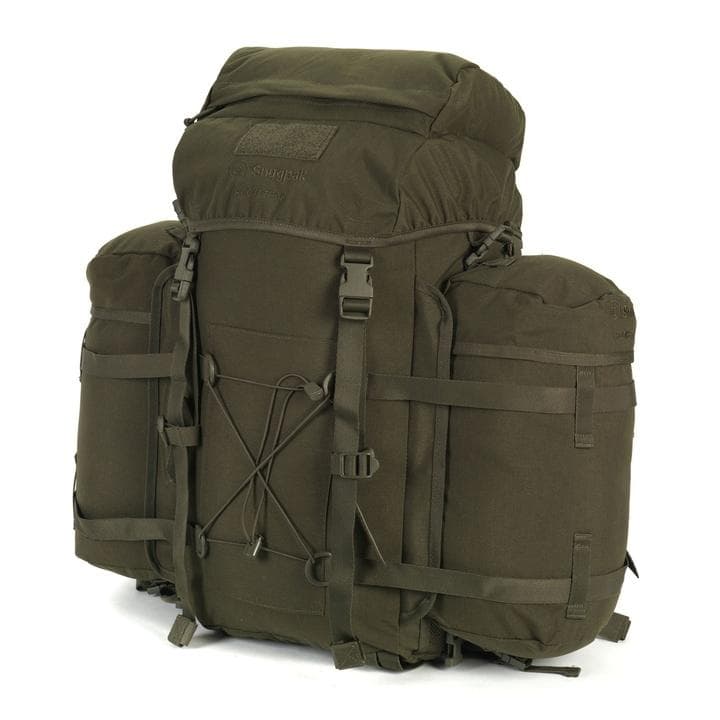SNUGPAK ROCKETPAK 70L olive, vandringsryggsäck, ryggsäck prepping krispaket