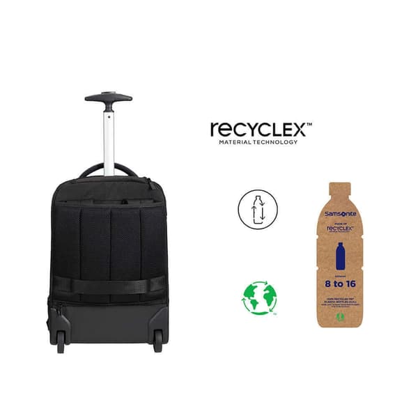 SAMSONITE Ryggsäck MYSIGHT 17.3" Svart Trolly / Wheel