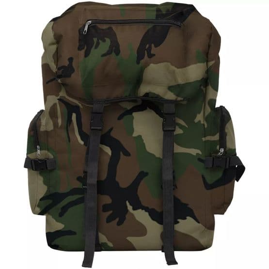 Arméryggsäck 65 L Kamouflage