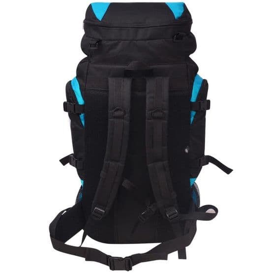 Vandringsryggsäck Xxl 75 L Svart Och Blå