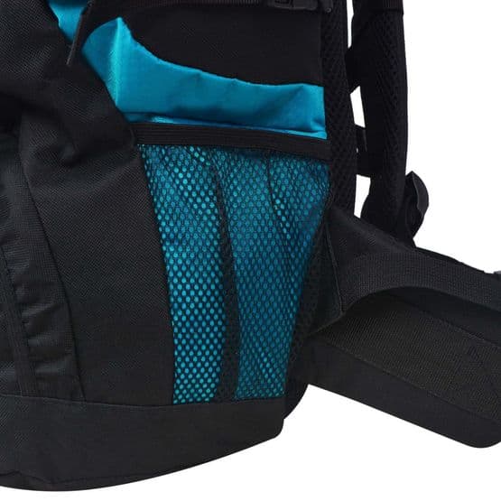Vandringsryggsäck Xxl 75 L Svart Och Blå