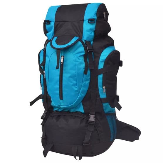 Vandringsryggsäck Xxl 75 L Svart Och Blå