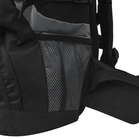 Vandringsryggsäck Xxl 75 L Svart Och Grå