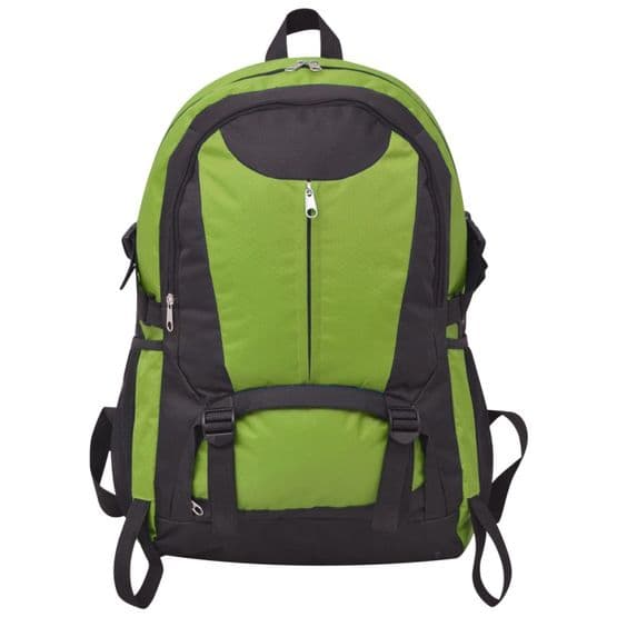Vandringsryggsäck 40 L Svart Och Grön