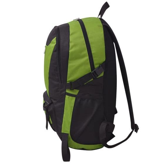 Vandringsryggsäck 40 L Svart Och Grön